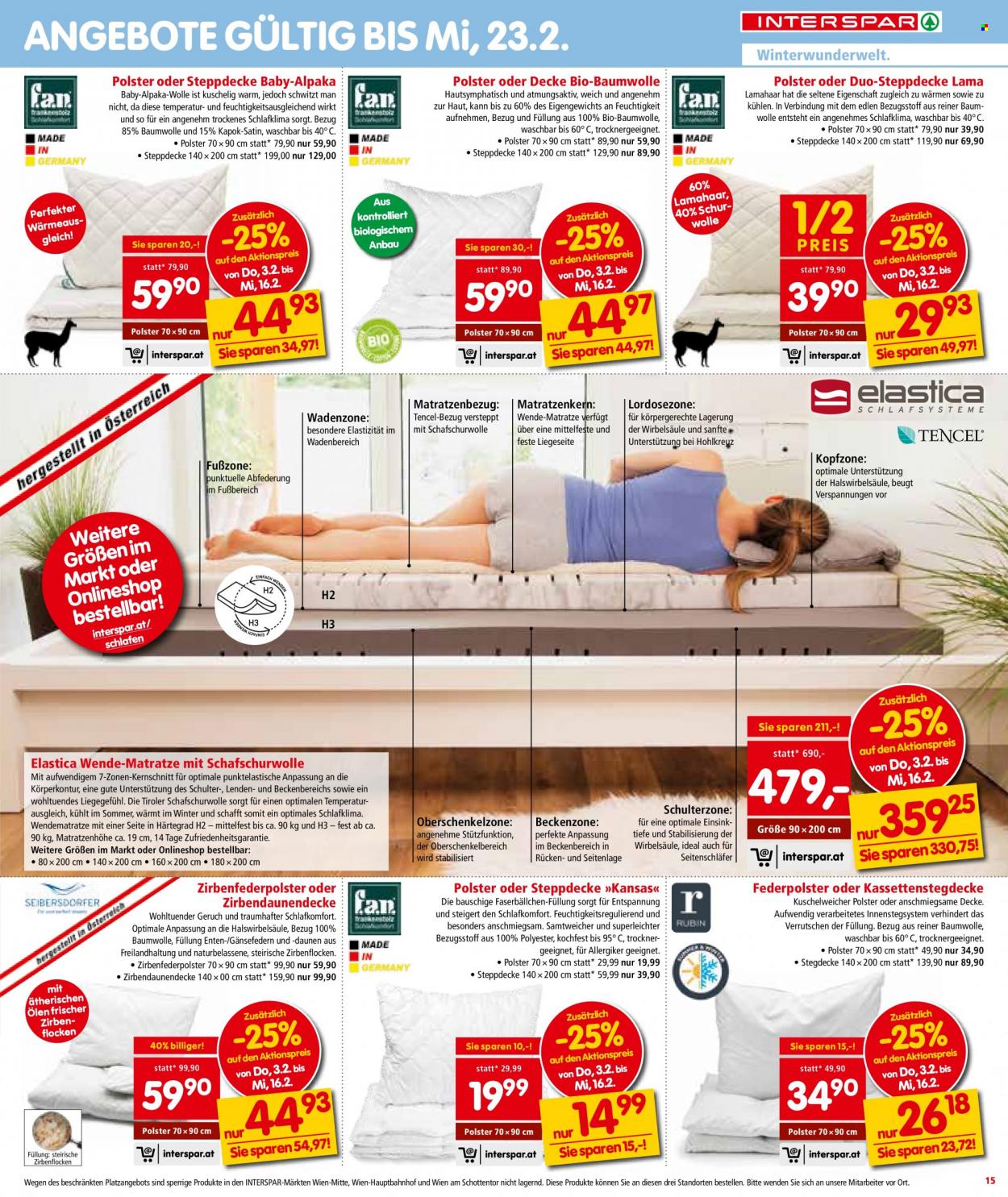 Angebote INTERSPAR - 3.2.2022 - 16.2.2022. Seite 15