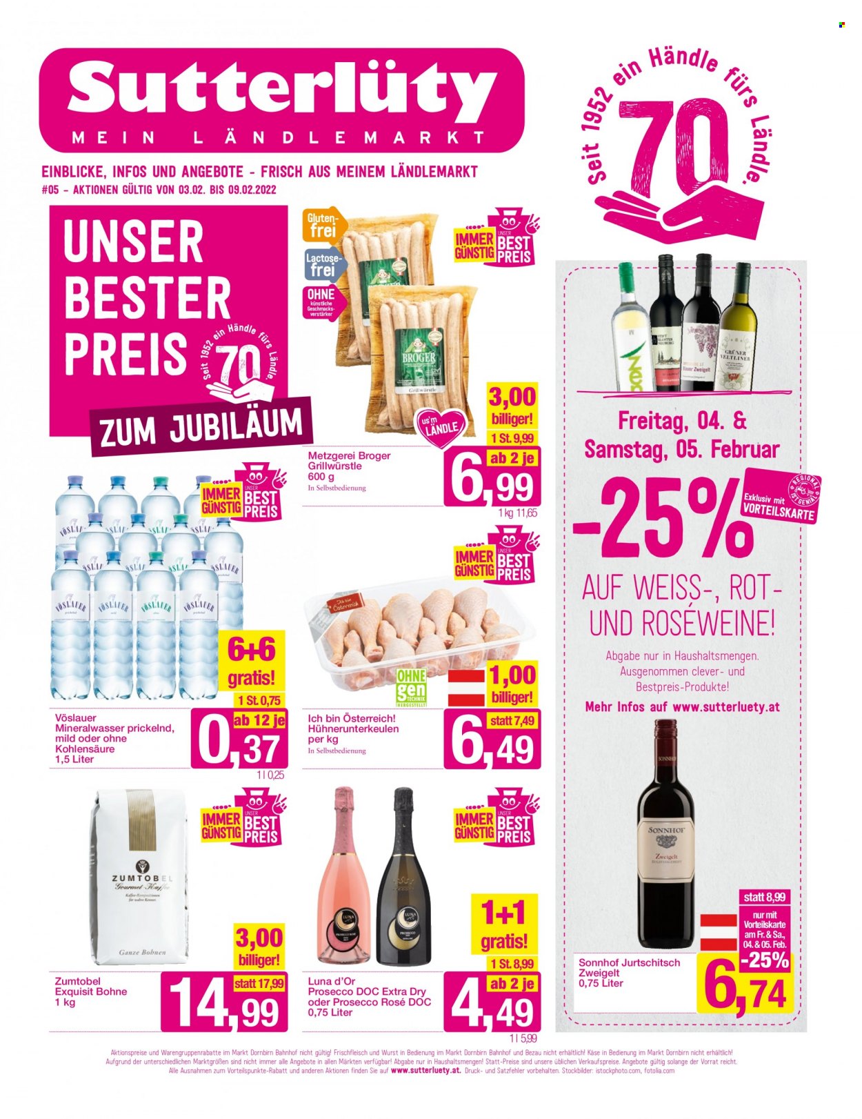Angebote Sutterlüty - 3.2.2022 - 9.2.2022. Seite 1
