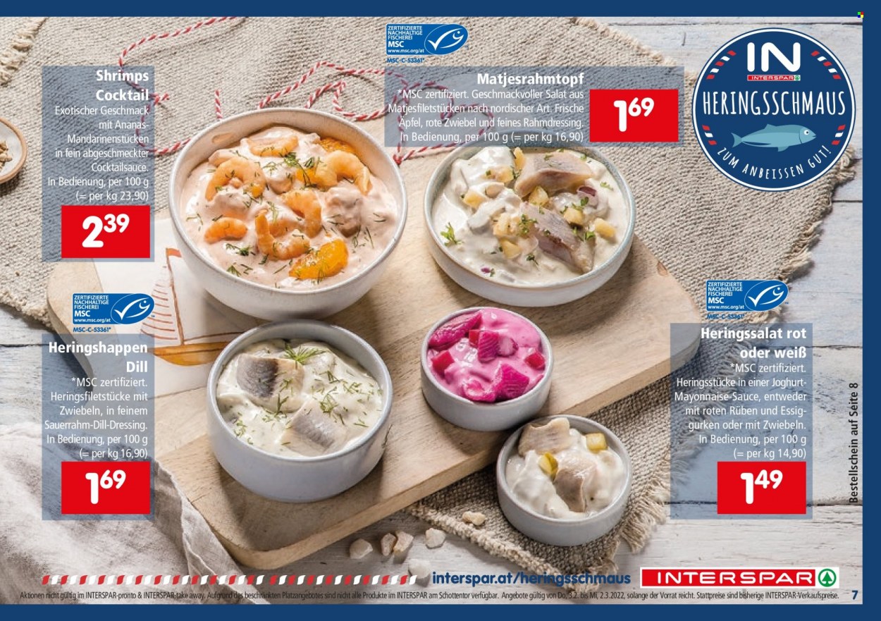 Angebote INTERSPAR - 3.2.2022 - 2.3.2022. Seite 7