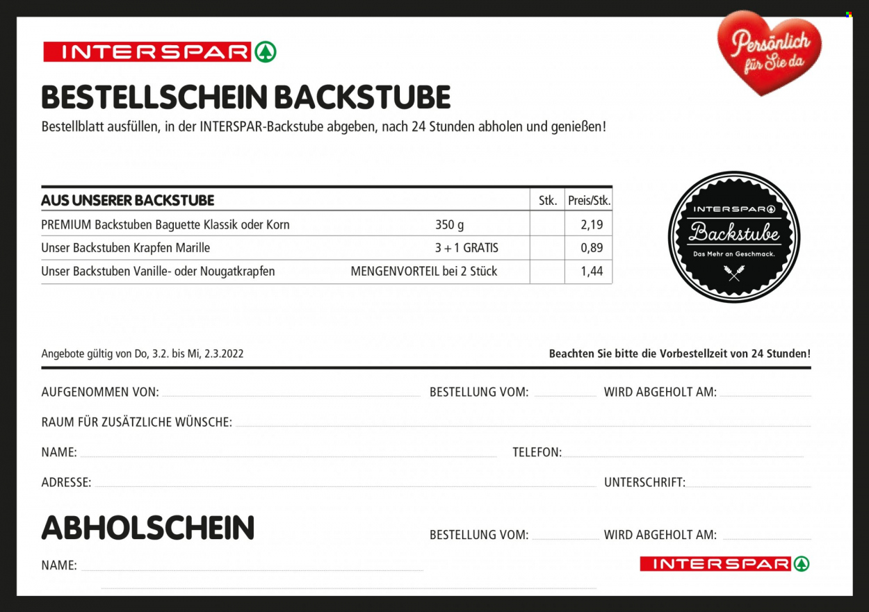 Angebote INTERSPAR - 3.2.2022 - 2.3.2022. Seite 10