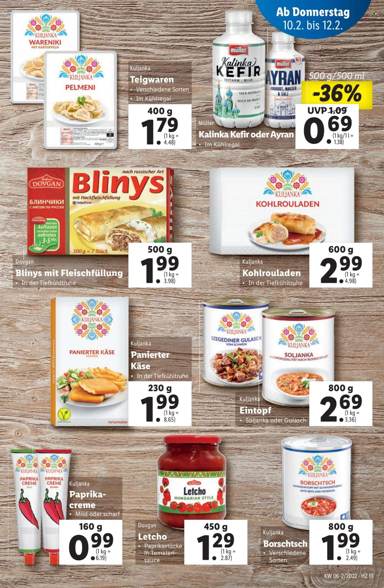 Angebote Lidl - 10.2.2022 - 16.2.2022. Seite 13