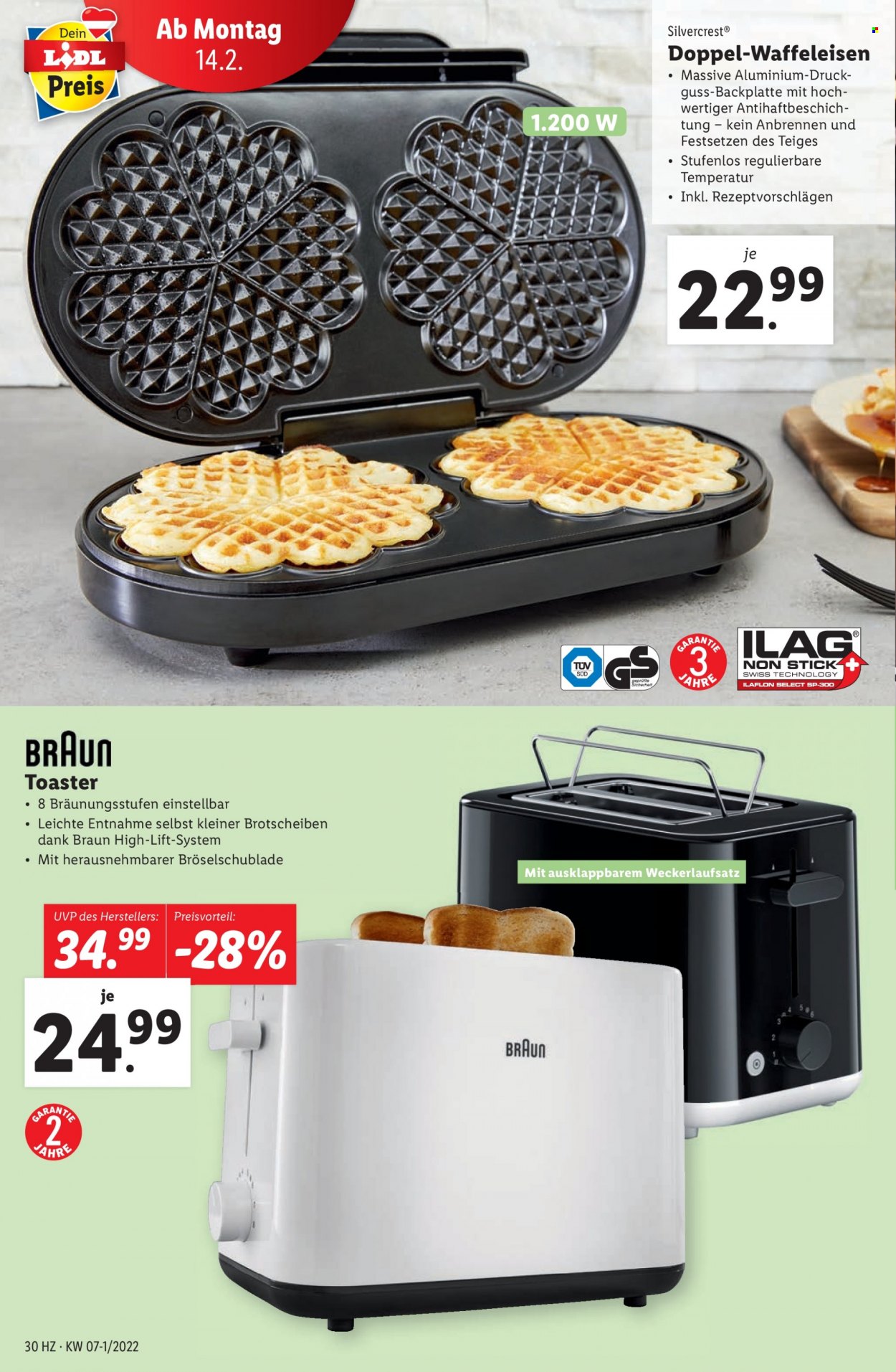 Angebote Lidl - 10.2.2022 - 16.2.2022. Seite 30