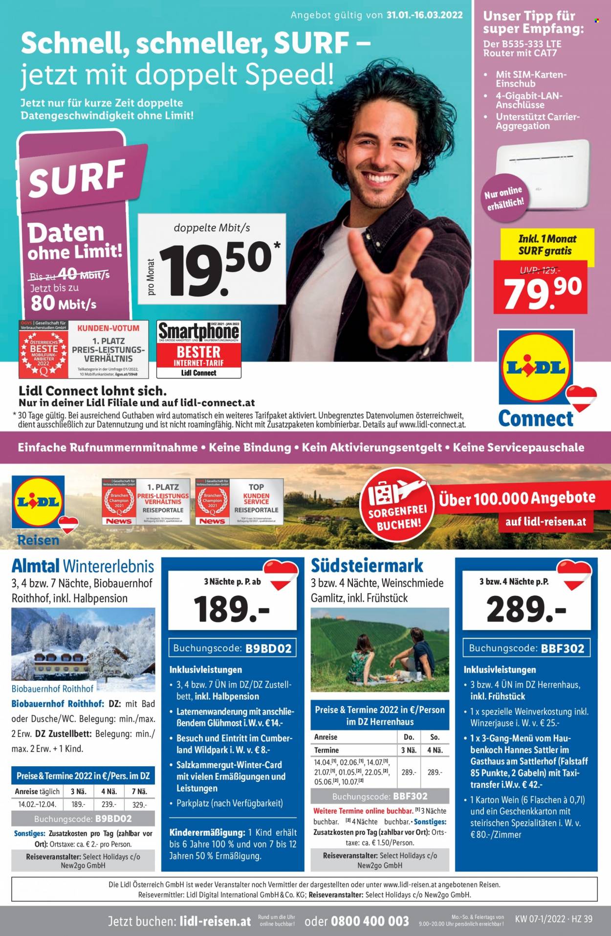 Angebote Lidl - 10.2.2022 - 16.2.2022. Seite 39