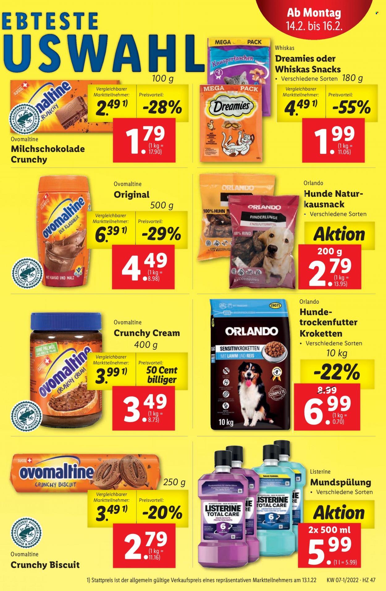 Angebote Lidl - 10.2.2022 - 16.2.2022. Seite 47