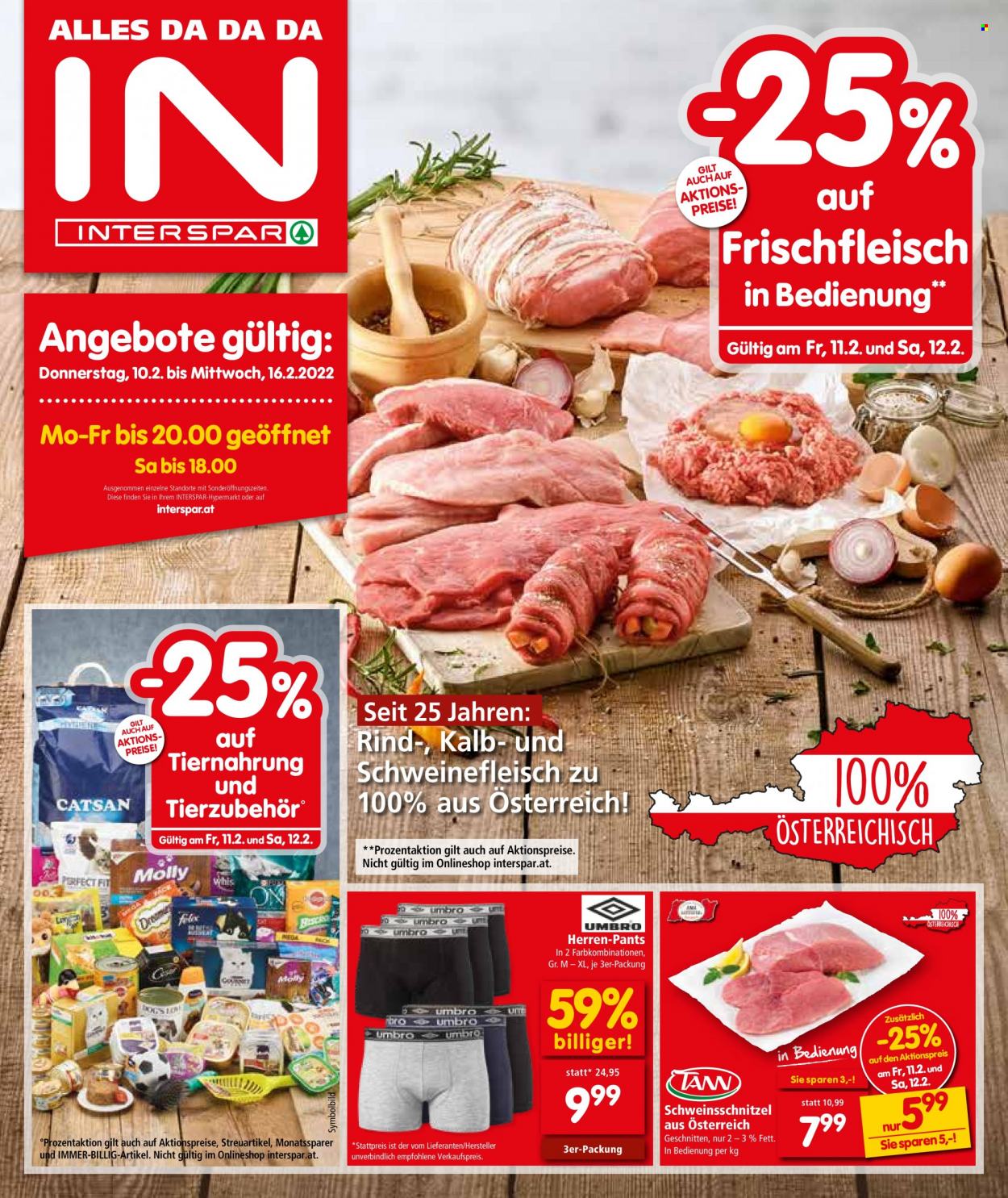Angebote INTERSPAR - 10.2.2022 - 16.2.2022. Seite 1