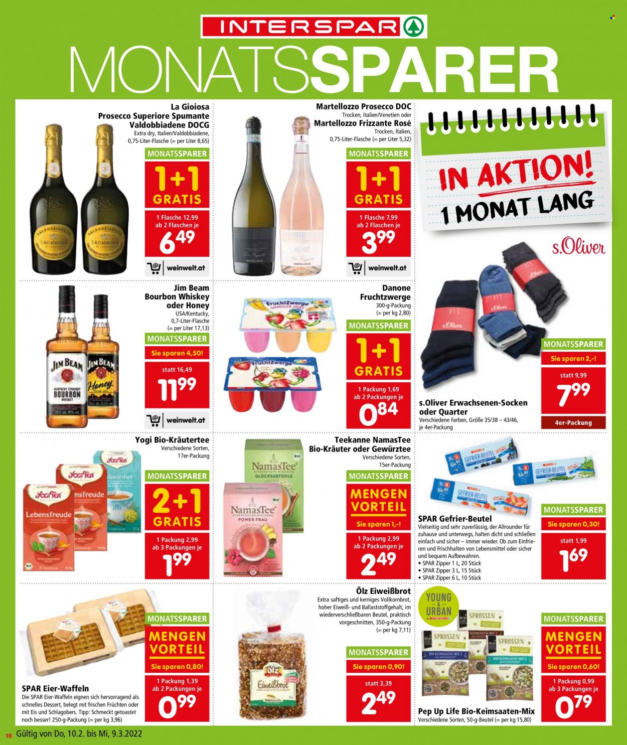 Angebote INTERSPAR - 10.2.2022 - 16.2.2022. Seite 10