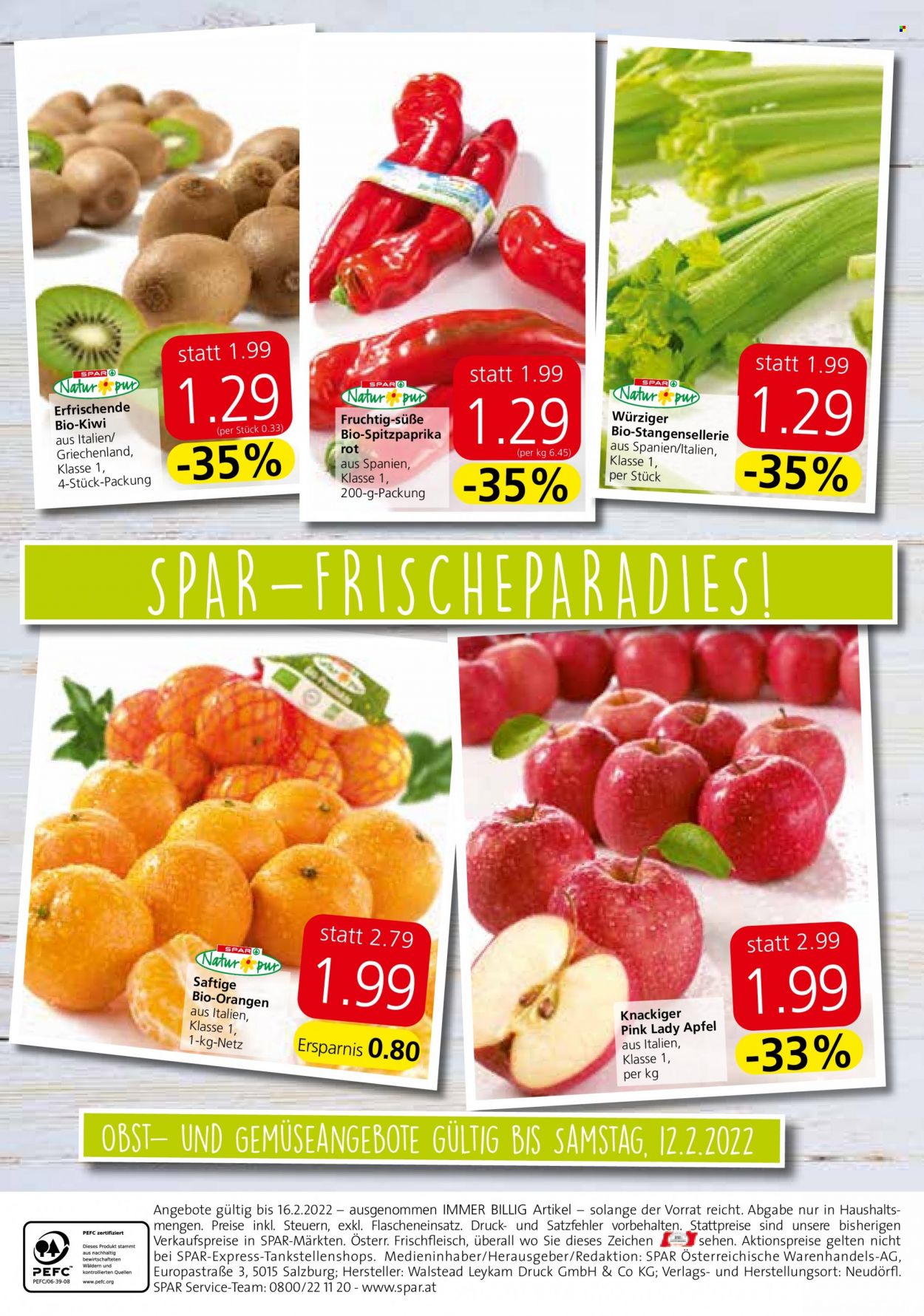 Angebote EUROSPAR - 10.2.2022 - 16.2.2022. Seite 16
