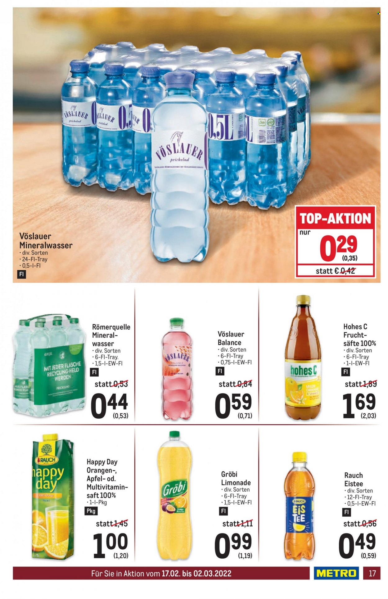 Angebote Metro - 17.2.2022 - 2.3.2022. Seite 17