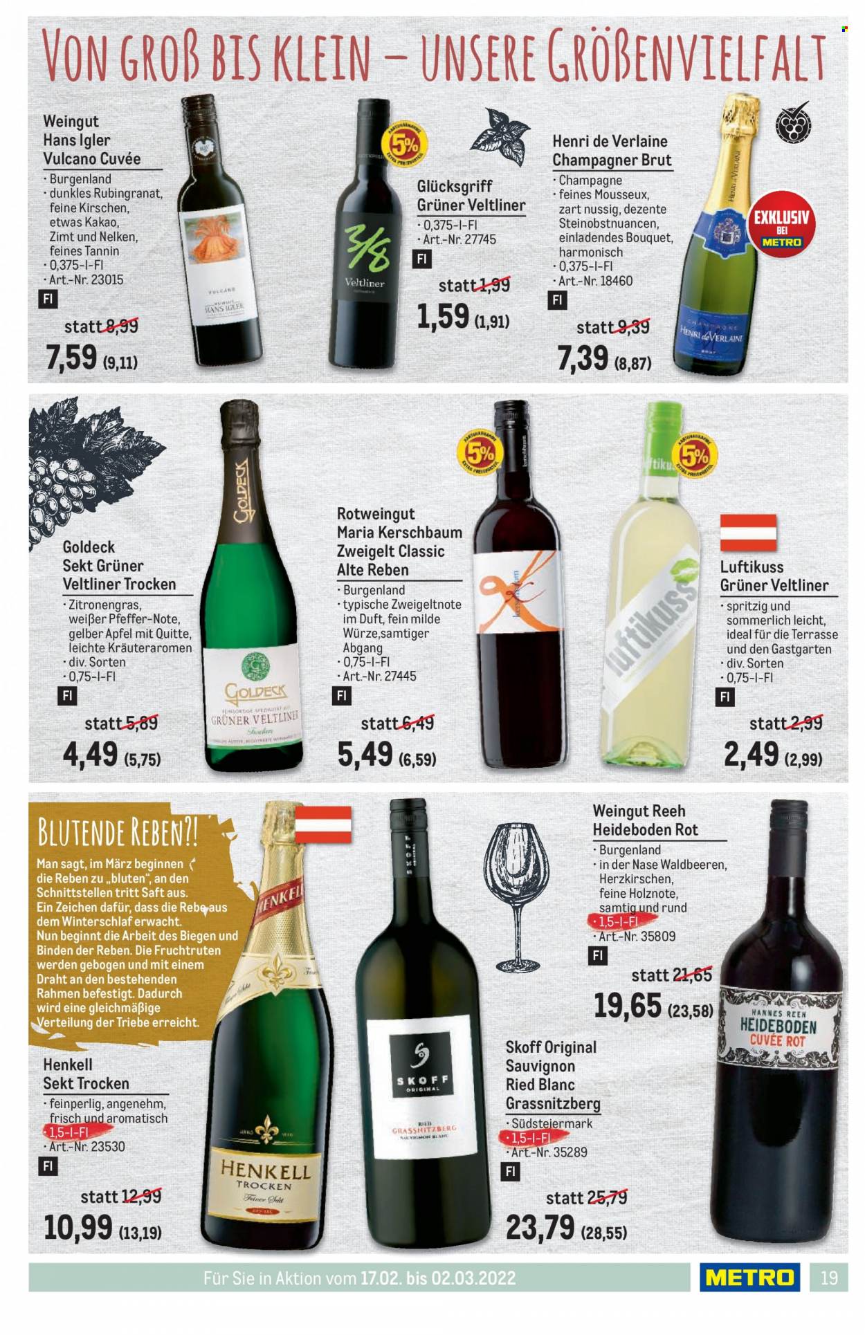 Angebote Metro - 17.2.2022 - 2.3.2022. Seite 19