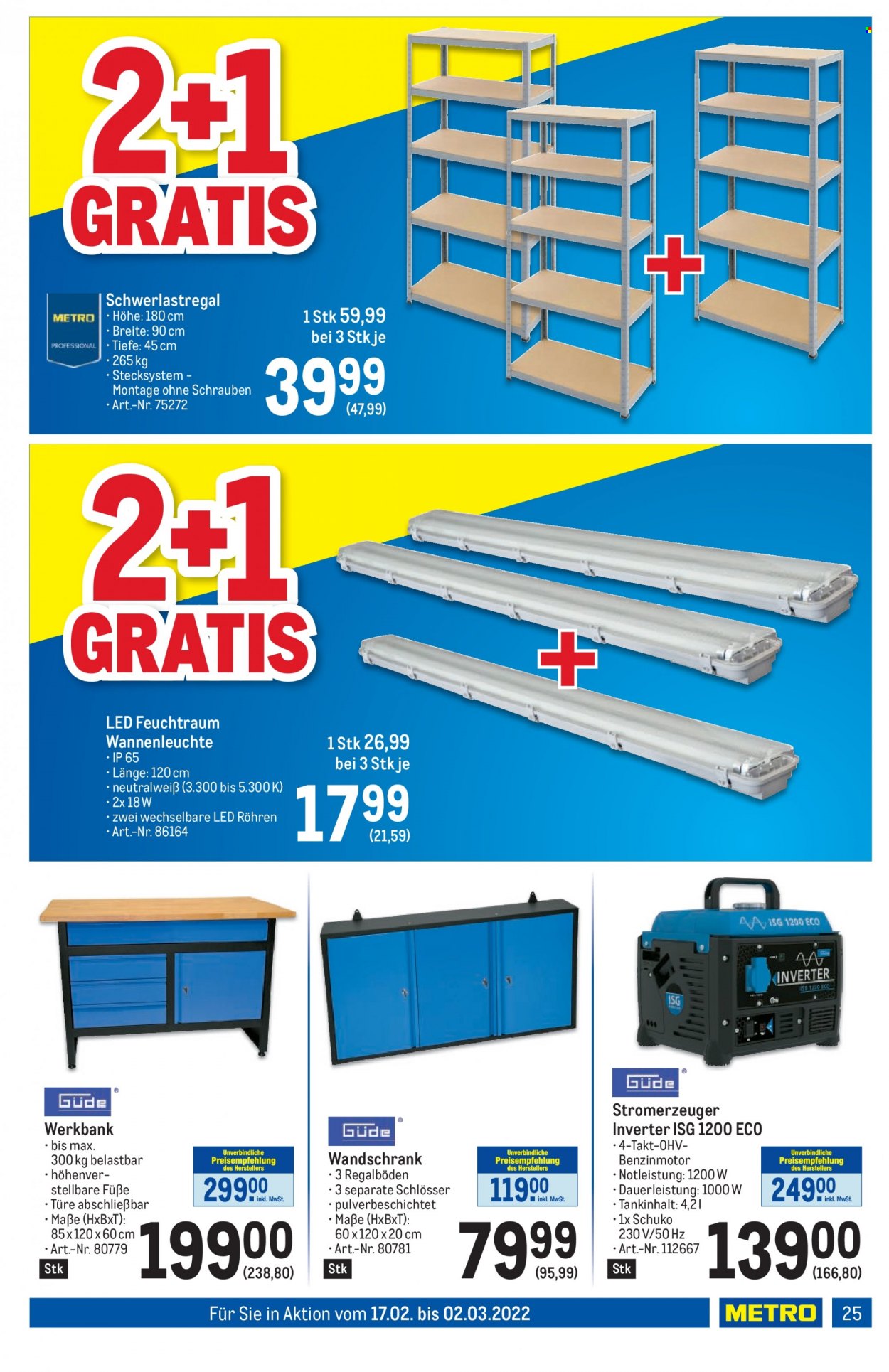Angebote Metro - 17.2.2022 - 2.3.2022. Seite 25