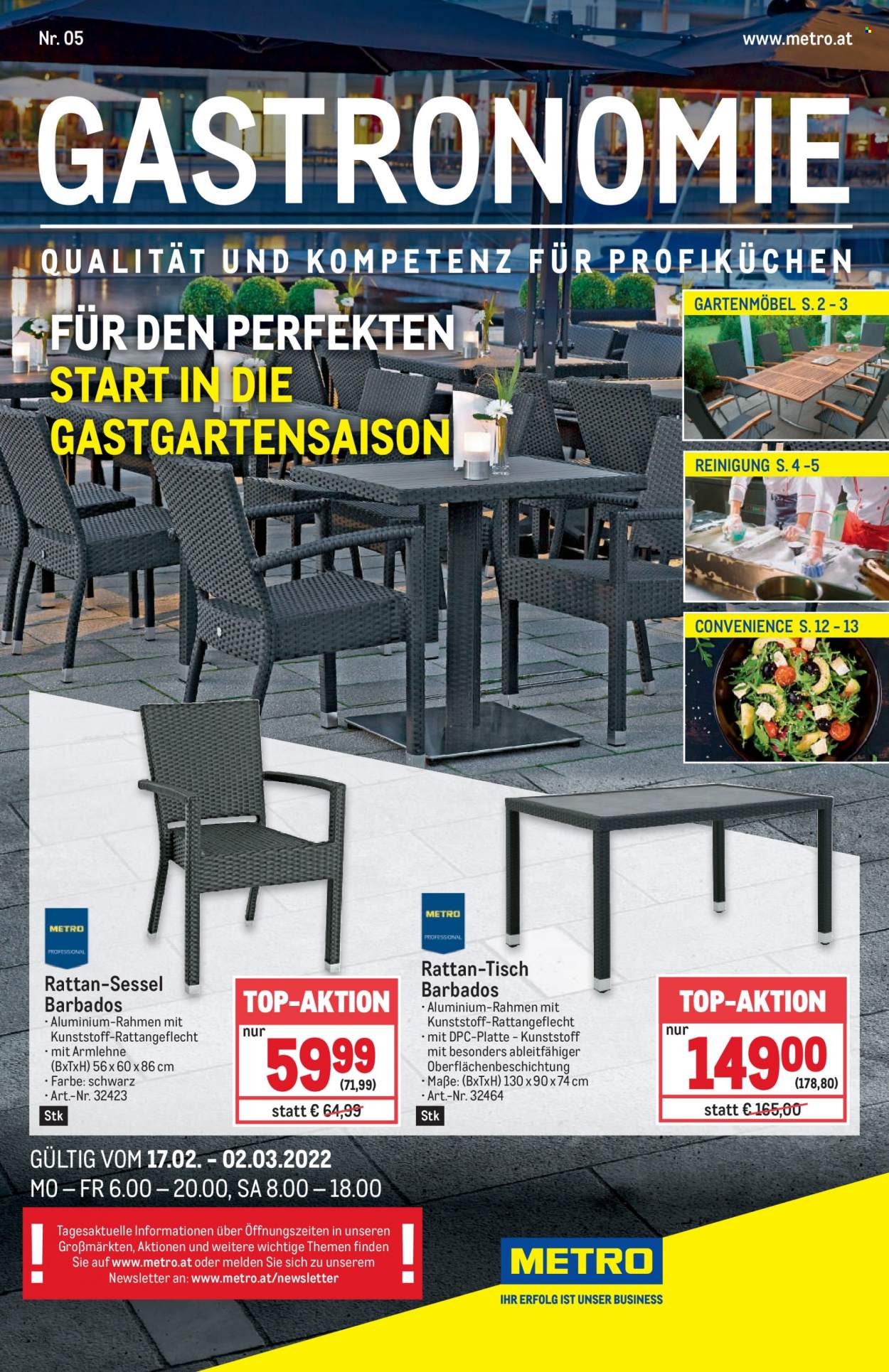 Angebote Metro - 17.2.2022 - 2.3.2022. Seite 1