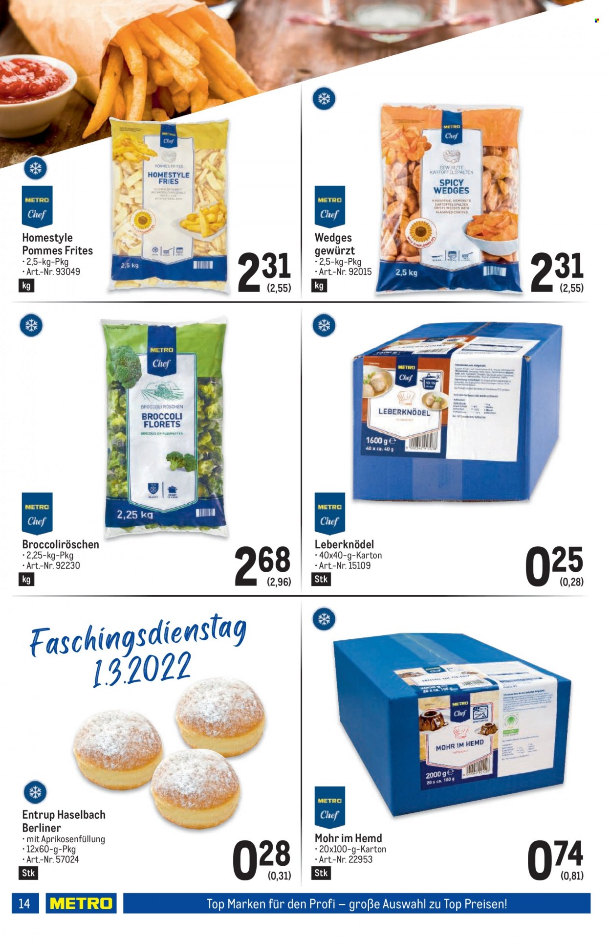 Angebote Metro - 17.2.2022 - 2.3.2022. Seite 14