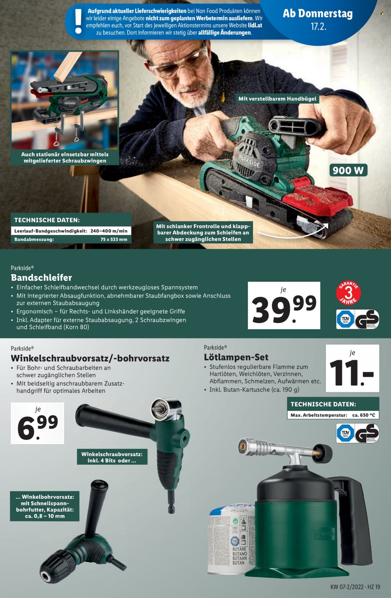 Angebote Lidl - 17.2.2022 - 23.2.2022. Seite 19
