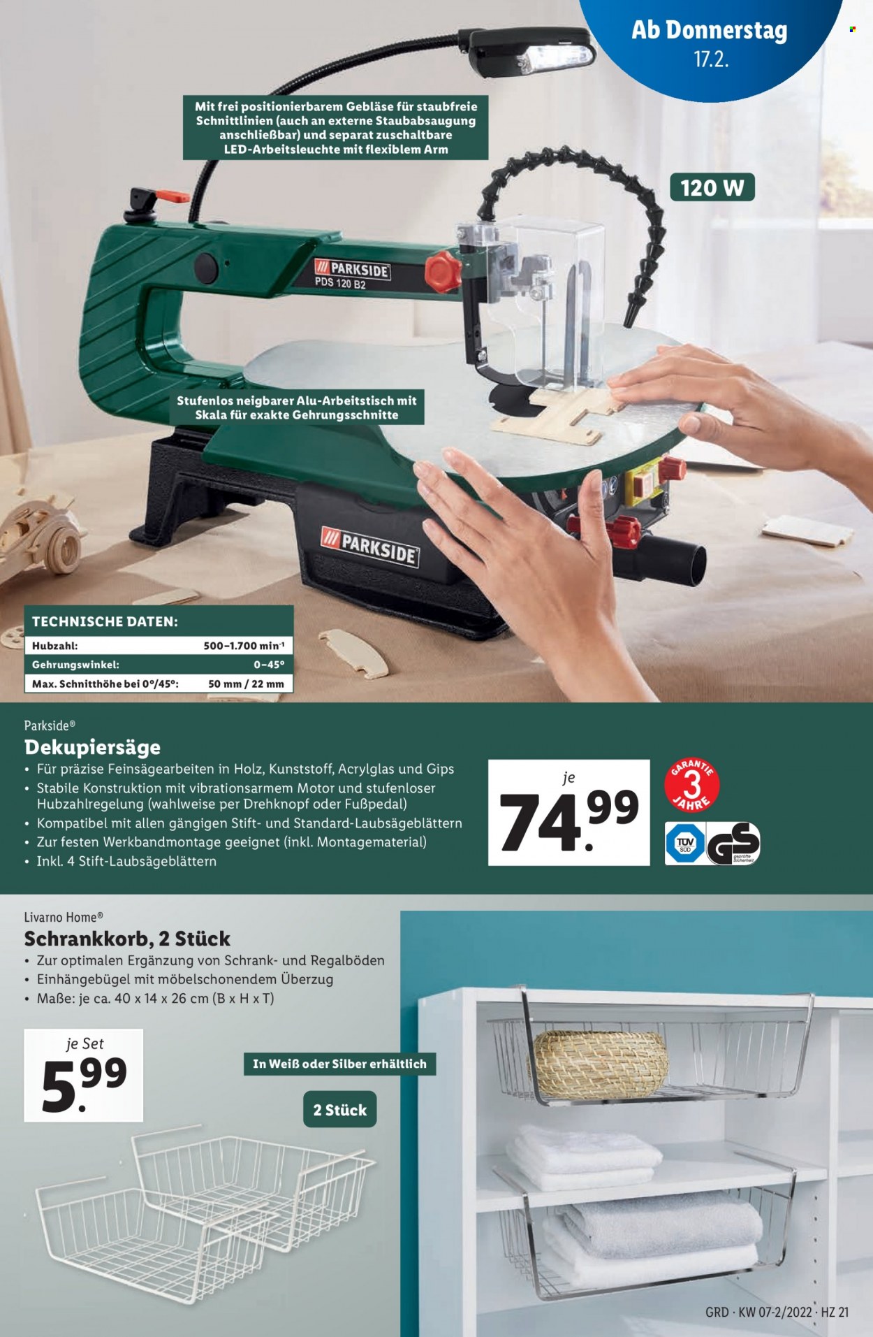 Angebote Lidl - 17.2.2022 - 23.2.2022. Seite 21