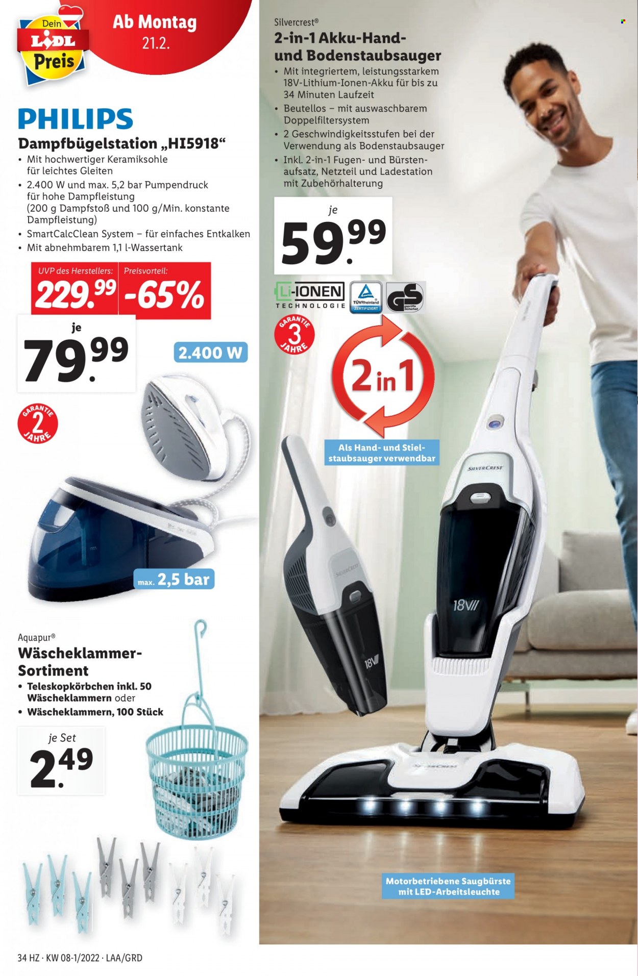 Angebote Lidl - 17.2.2022 - 23.2.2022. Seite 34