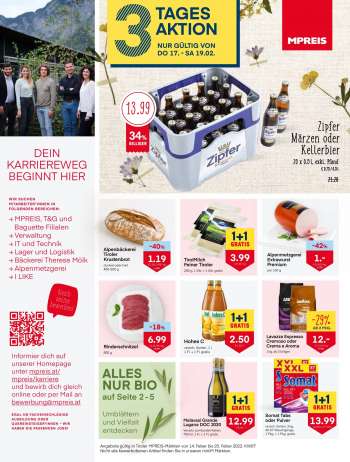 Angebote MPREIS - 14.2.2022 - 20.2.2022.