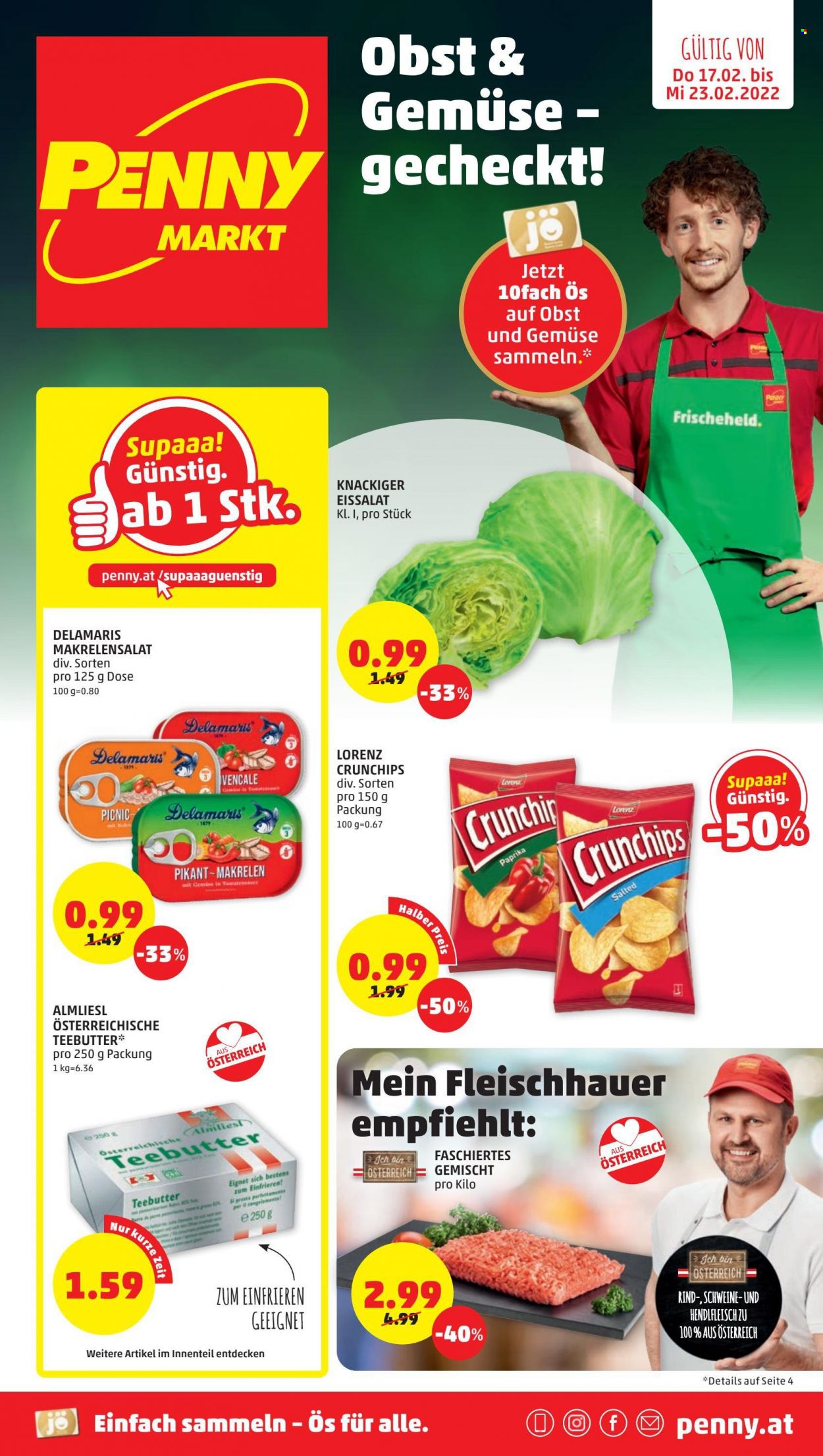 Angebote Penny - 17.2.2022 - 23.2.2022. Seite 1