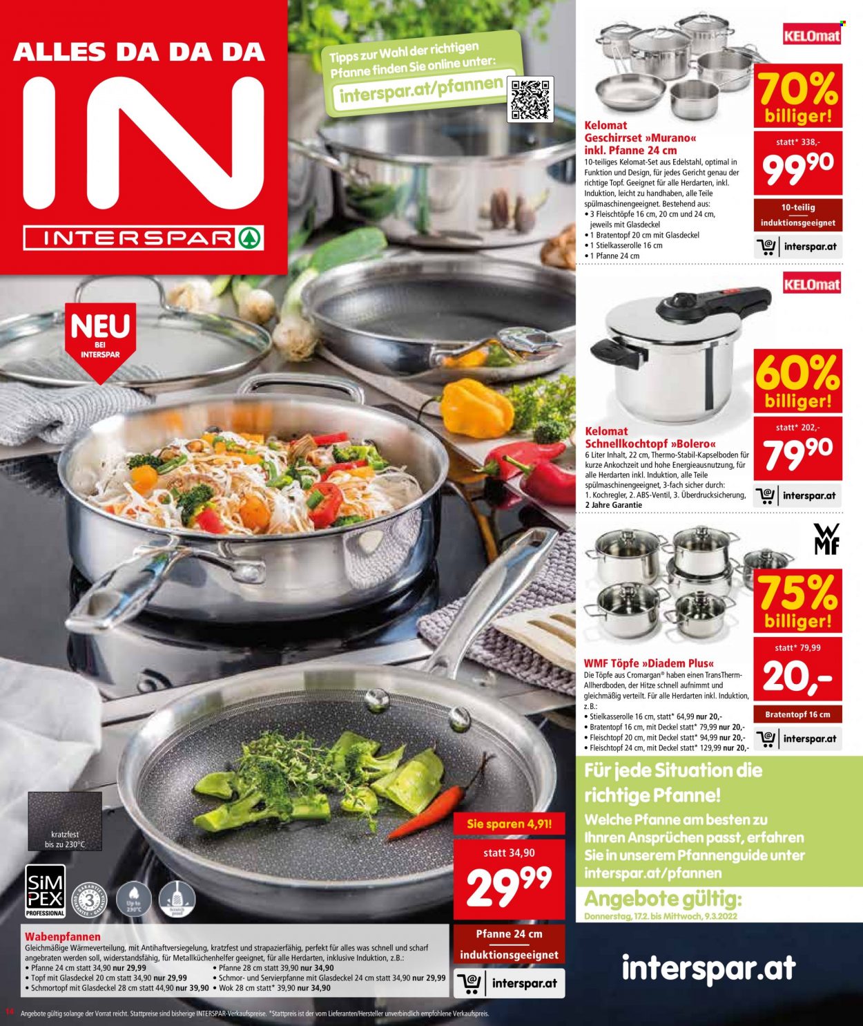 Angebote INTERSPAR - 17.2.2022 - 2.3.2022. Seite 14