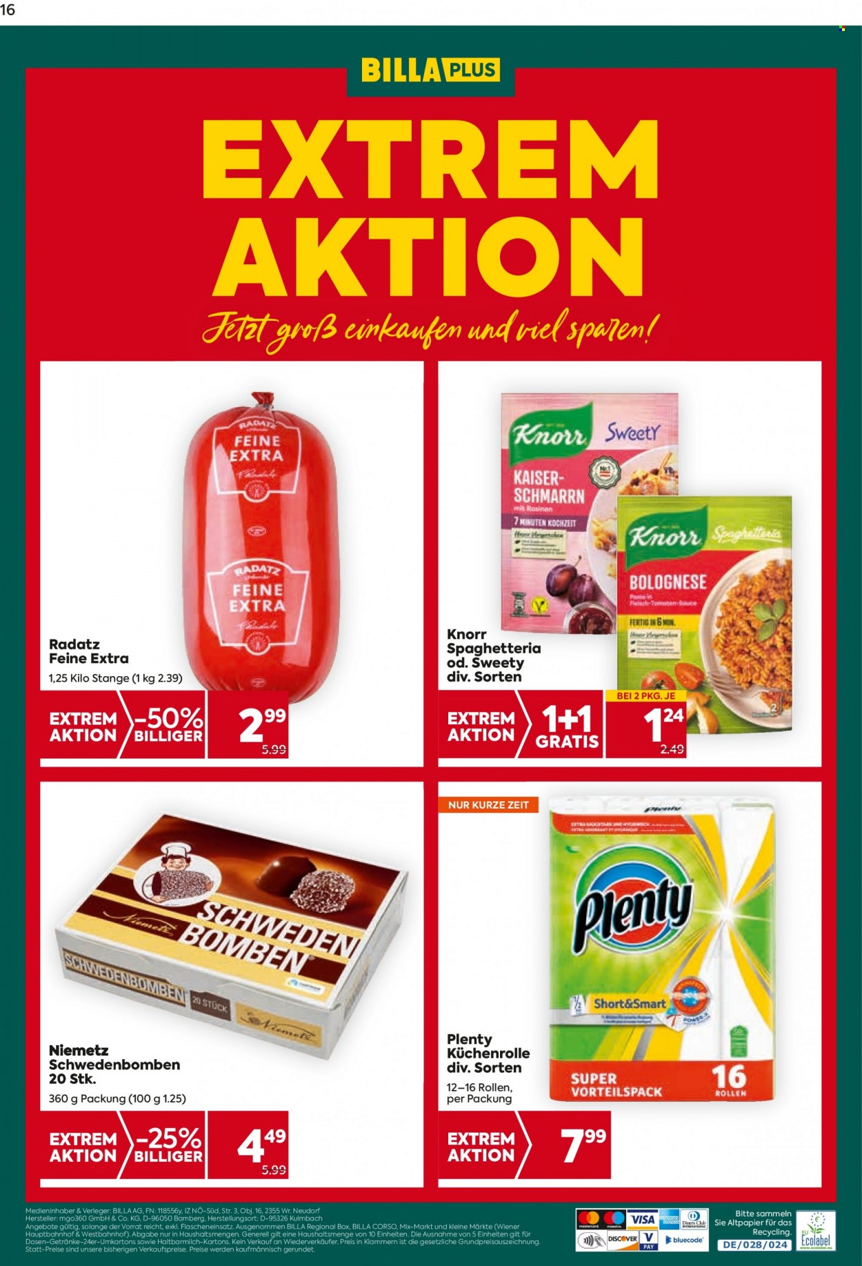 Angebote Billa Plus - 17.2.2022 - 23.2.2022. Seite 16