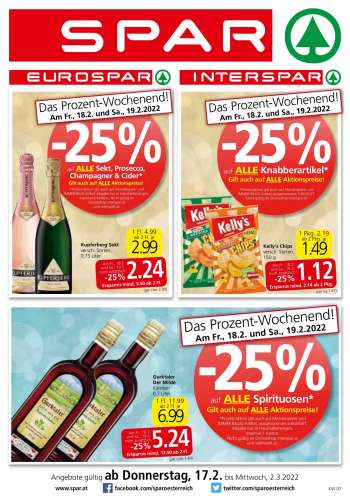 Angebote SPAR - 17.2.2022 - 2.3.2022.