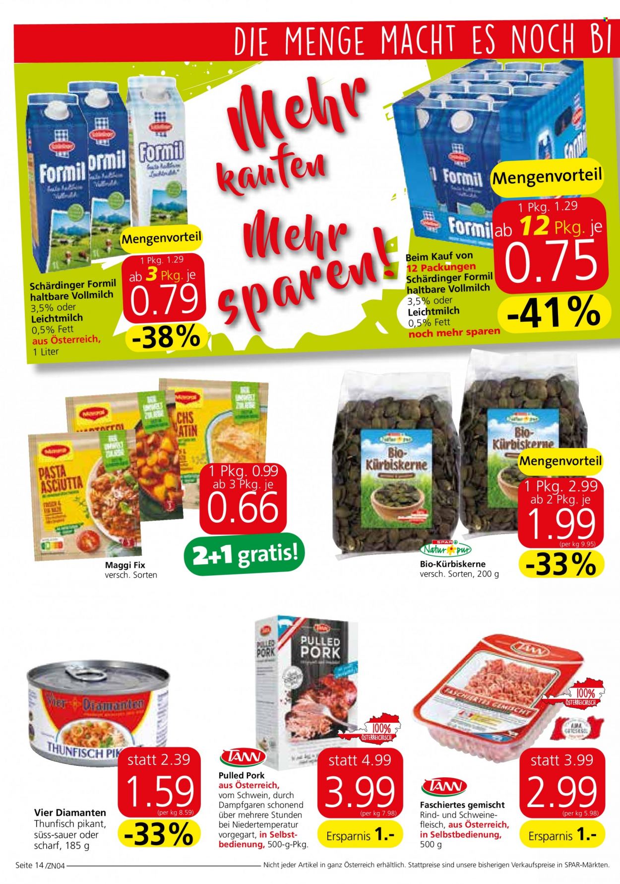 Angebote EUROSPAR - 17.2.2022 - 2.3.2022. Seite 14