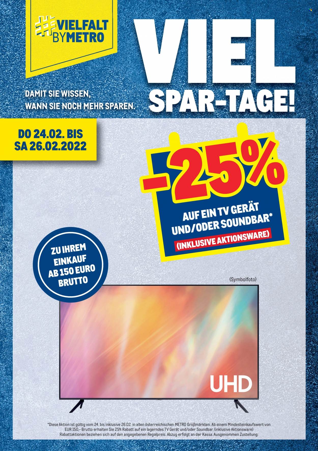 Angebote Metro - 24.2.2022 - 26.2.2022. Seite 1