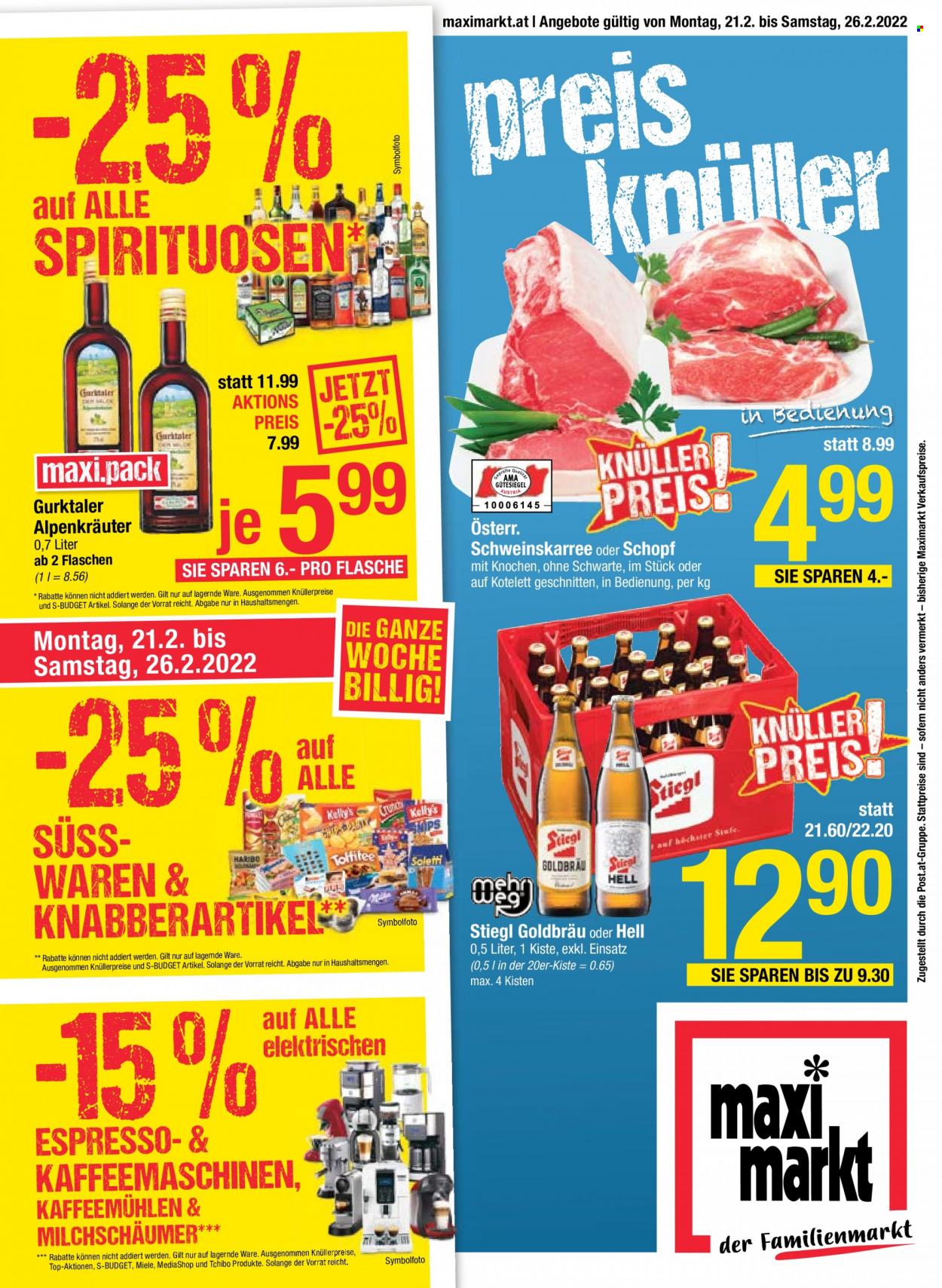 Angebote Maximarkt - 21.2.2022 - 26.2.2022. Seite 1
