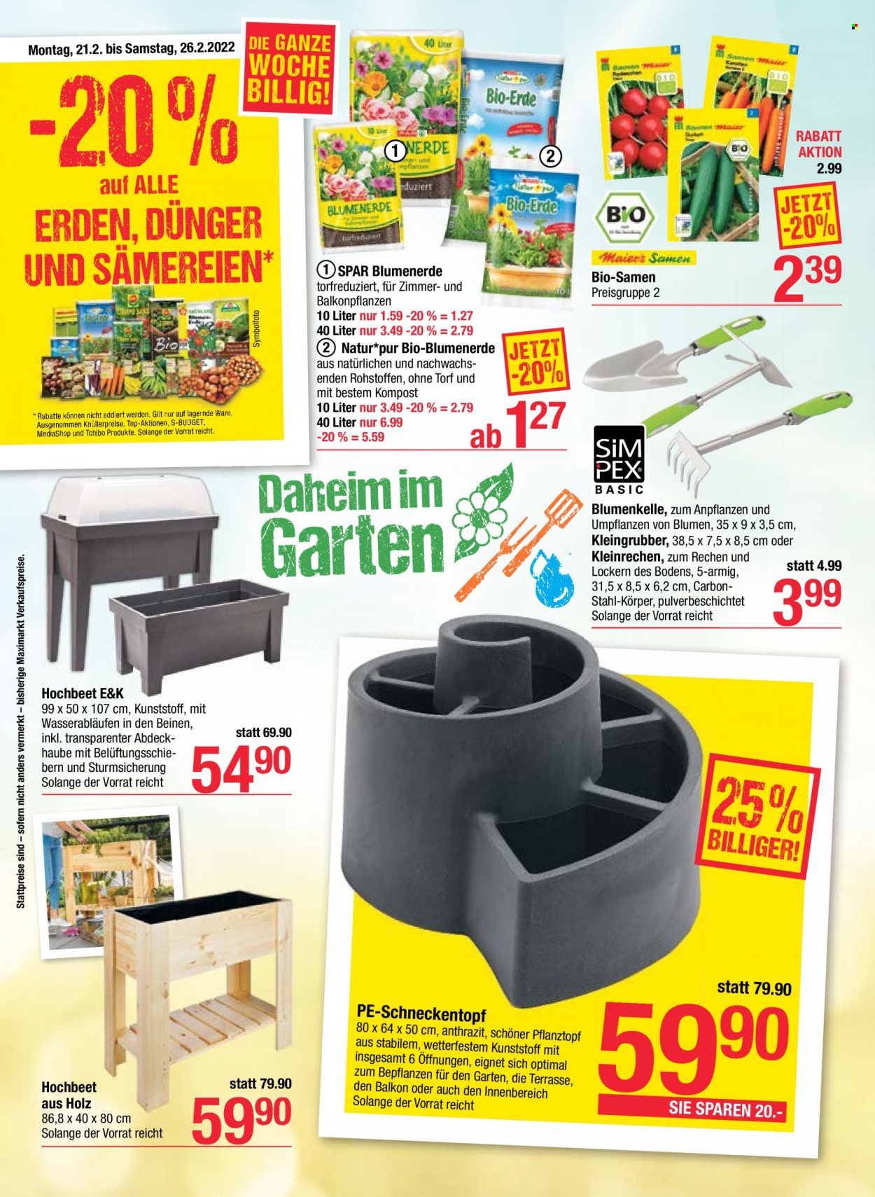 Angebote Maximarkt - 21.2.2022 - 26.2.2022. Seite 24