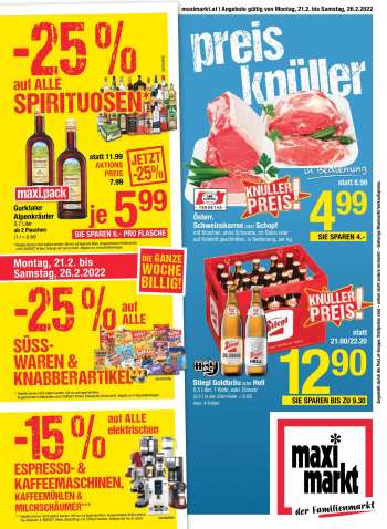Angebote Maximarkt - 21.2.2022 - 26.2.2022.
