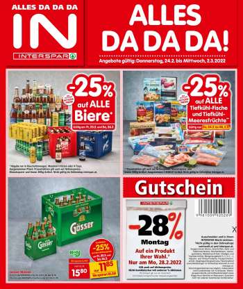 Angebote INTERSPAR - 24.2.2022 - 2.3.2022.