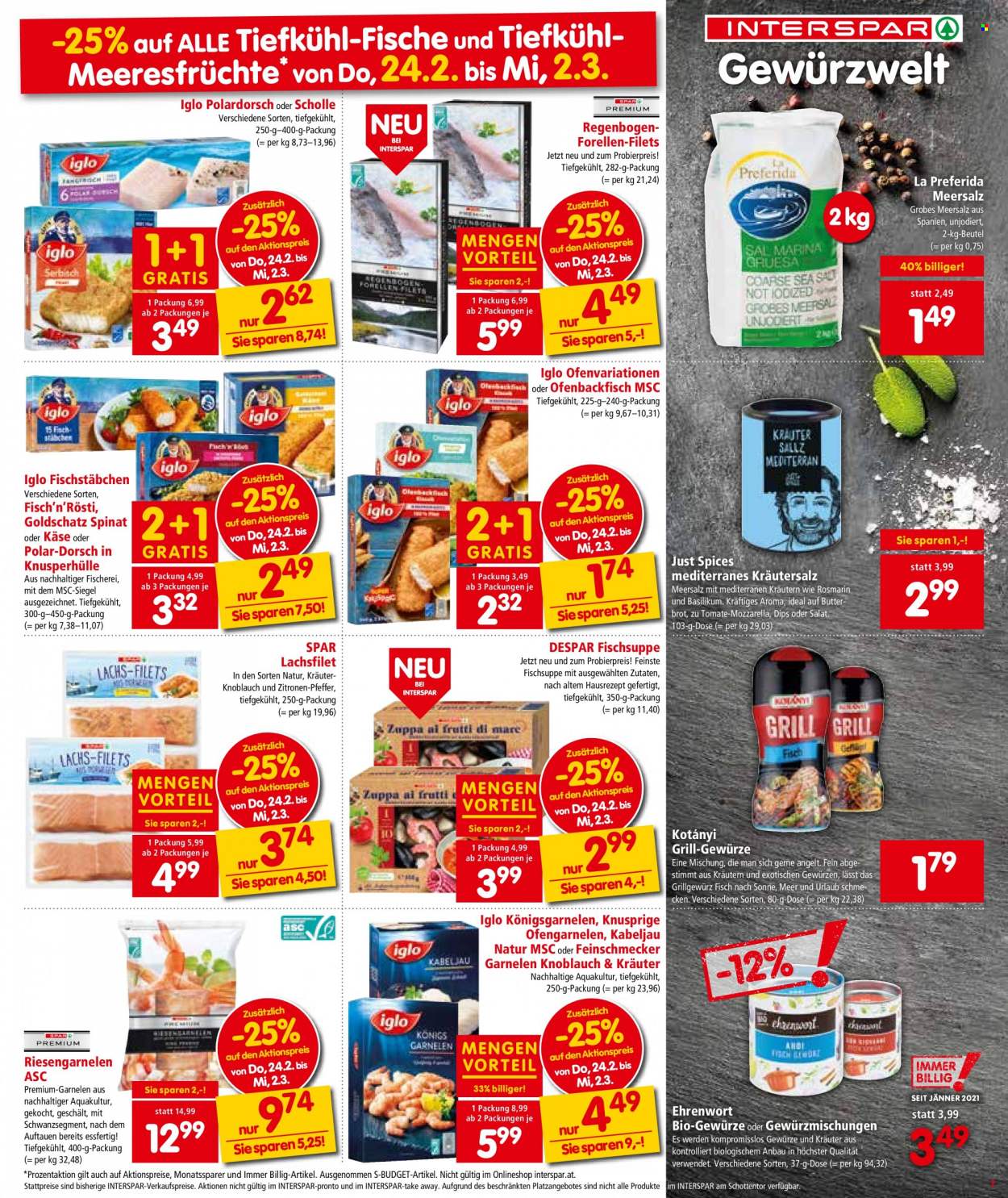 Angebote INTERSPAR - 24.2.2022 - 2.3.2022. Seite 7