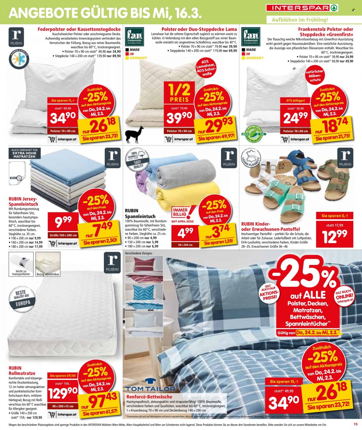 Angebote INTERSPAR - 24.2.2022 - 2.3.2022. Seite 15
