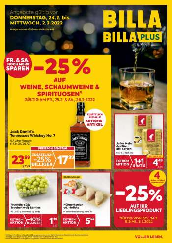 Angebote Billa - 24.2.2022 - 2.3.2022.