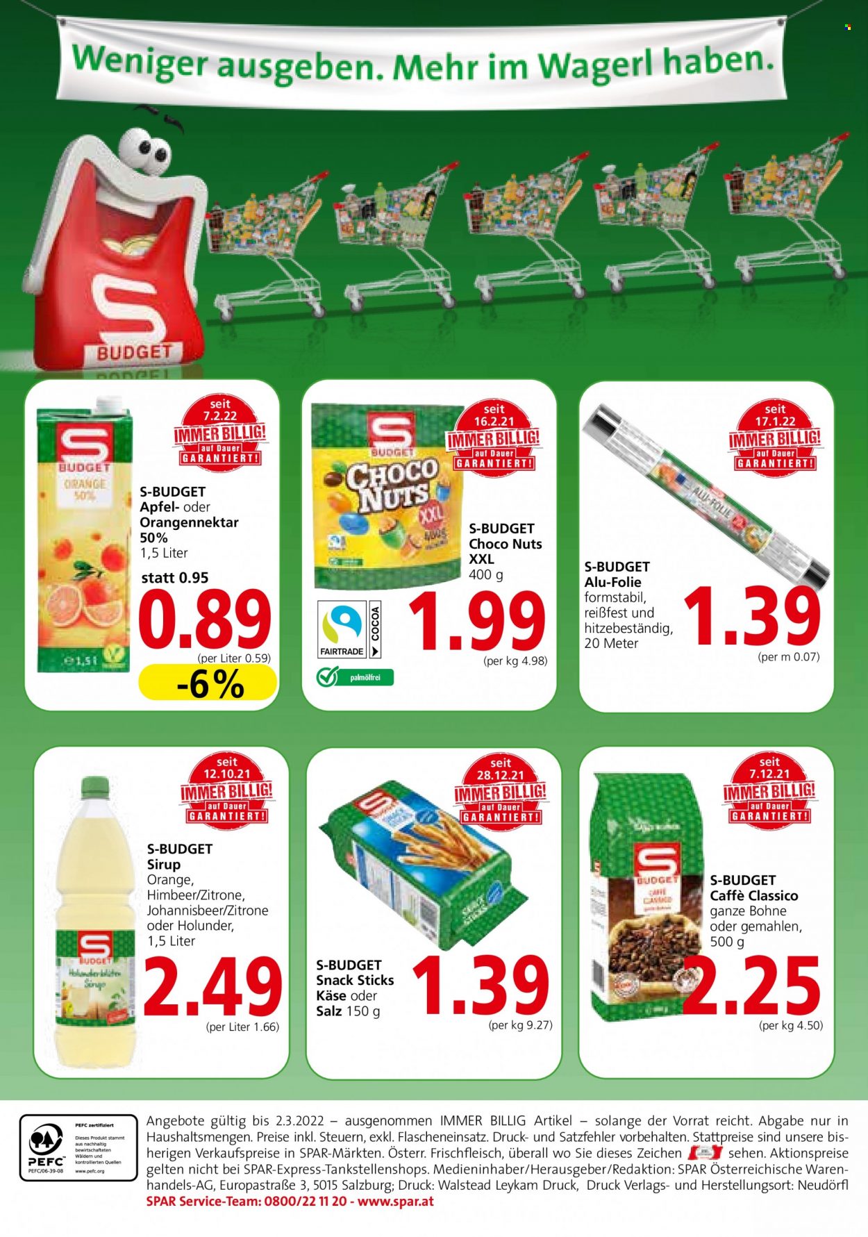 Angebote SPAR - 24.2.2022 - 2.3.2022. Seite 4