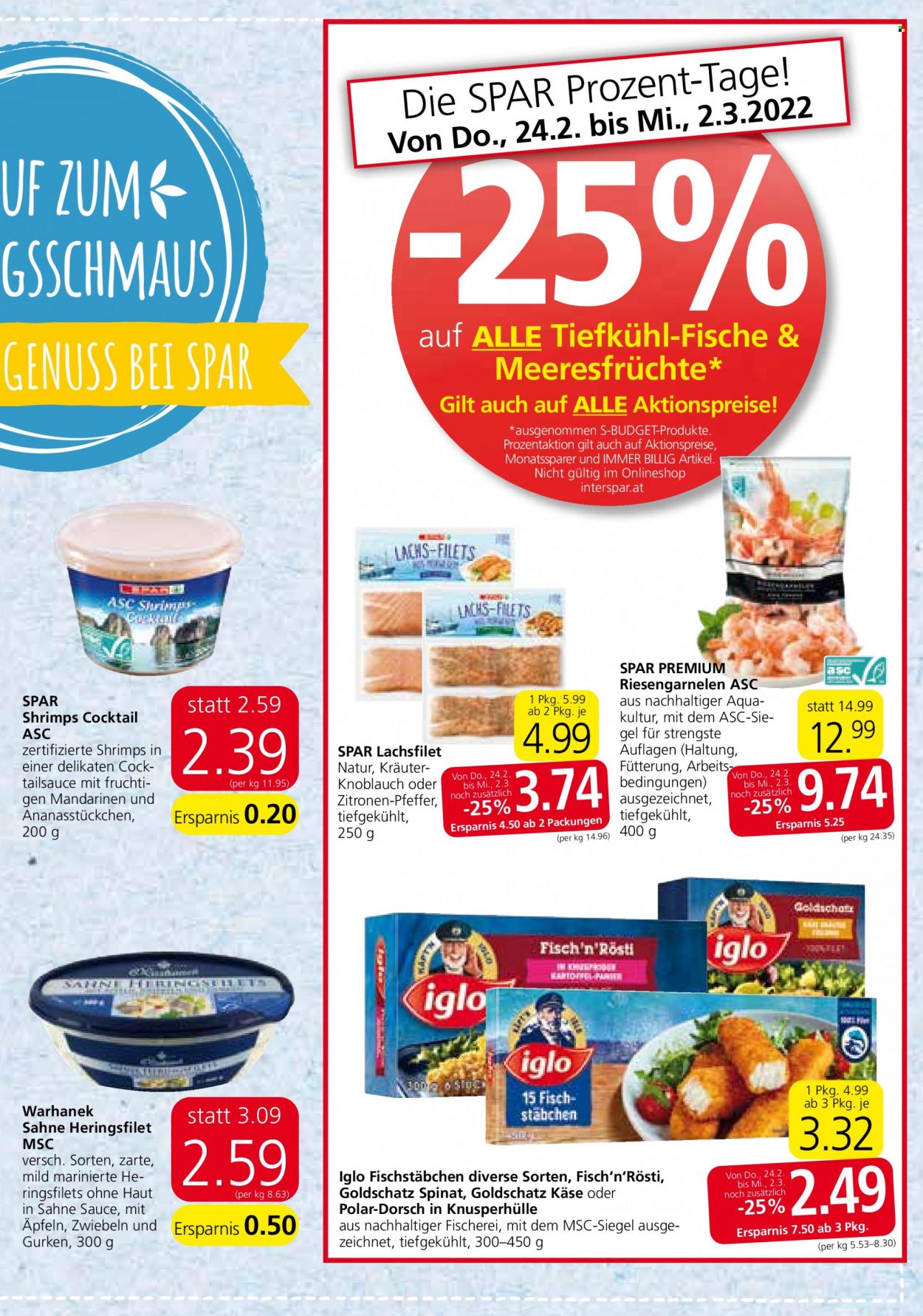 Angebote SPAR - 24.2.2022 - 2.3.2022. Seite 9