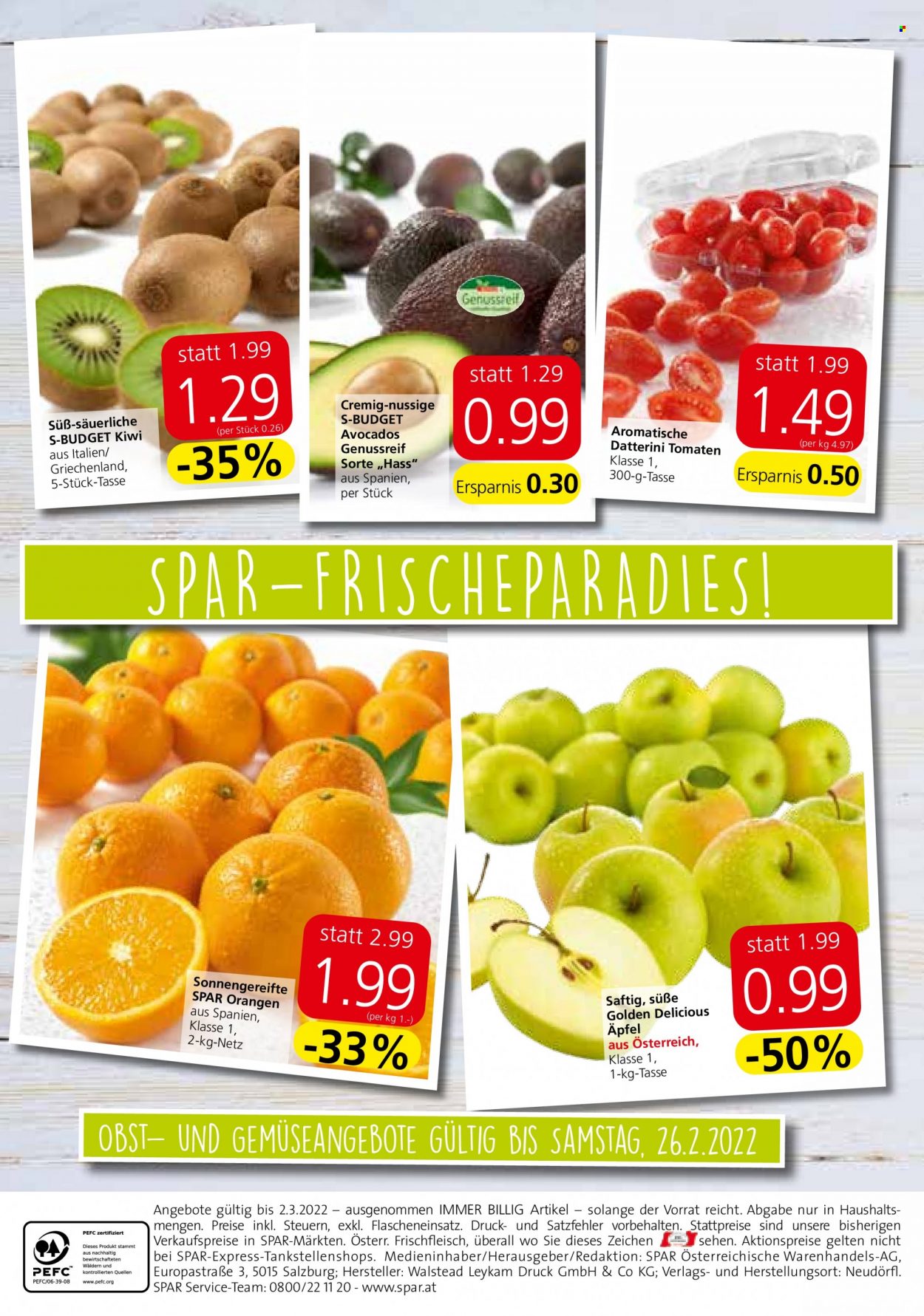 Angebote SPAR - 24.2.2022 - 2.3.2022. Seite 12