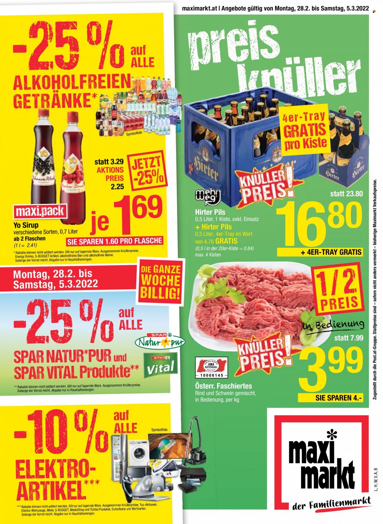 Angebote Maximarkt - 28.2.2022 - 5.3.2022. Seite 1