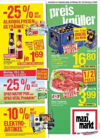 Angebote Maximarkt - 28.2.2022 - 5.3.2022.