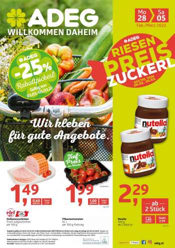 Angebote ADEG - 28.2.2022 - 5.3.2022.