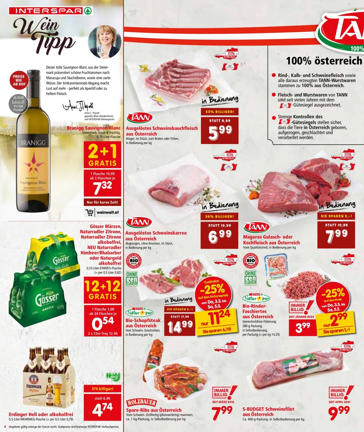 Angebote INTERSPAR - 3.3.2022 - 23.3.2022. Seite 4