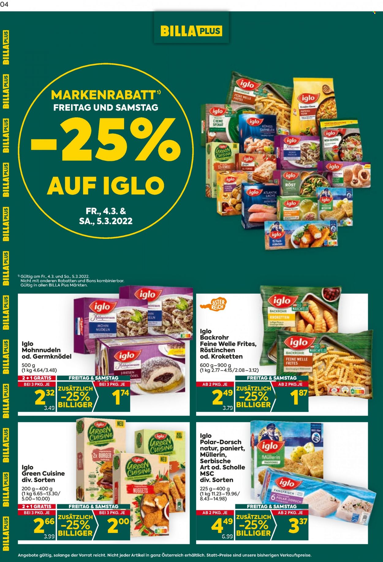 Angebote Billa Plus - 3.3.2022 - 9.3.2022. Seite 4