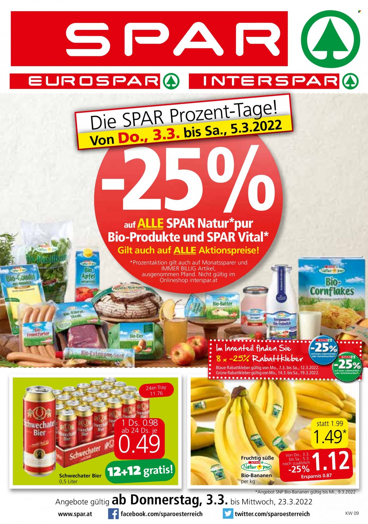 Angebote SPAR - 3.3.2022 - 23.3.2022. Seite 1