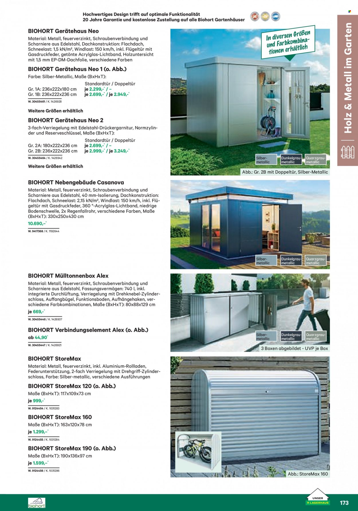 Angebote Lagerhaus - 2.3.2022 - 31.7.2022. Seite 173