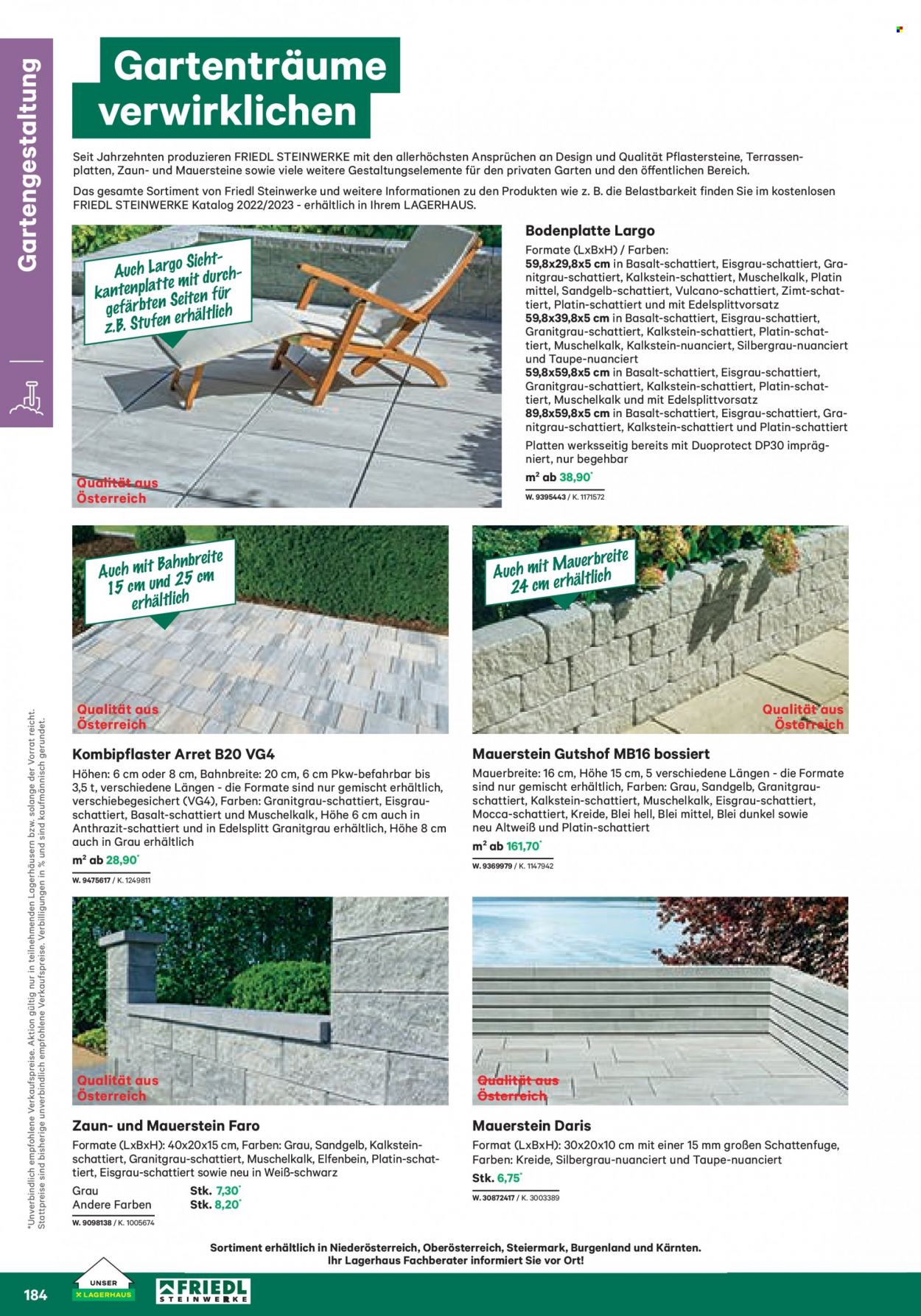 Angebote Lagerhaus - 2.3.2022 - 31.7.2022. Seite 184