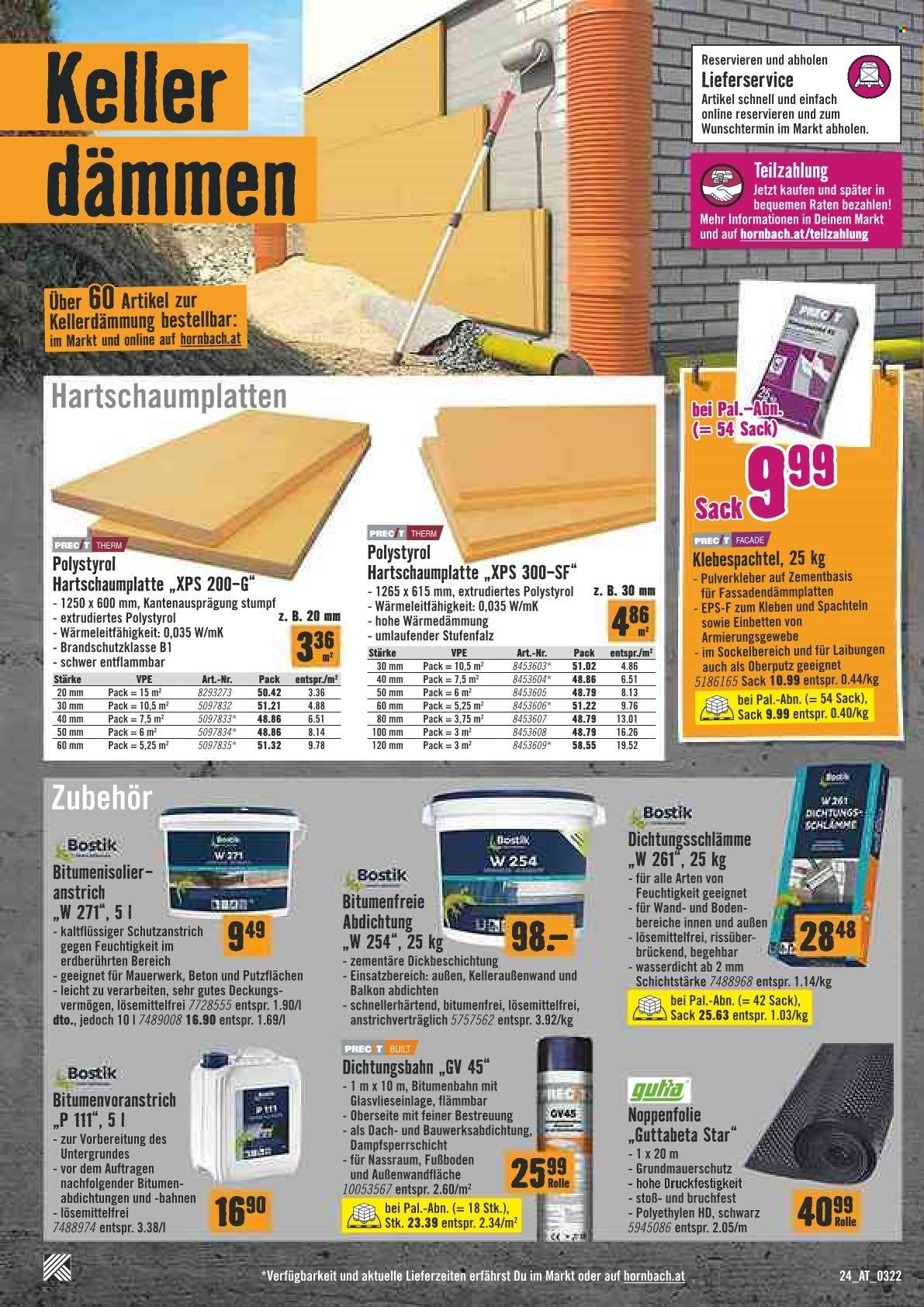 Angebote Hornbach - 1.3.2022 - 16.3.2022. Seite 24