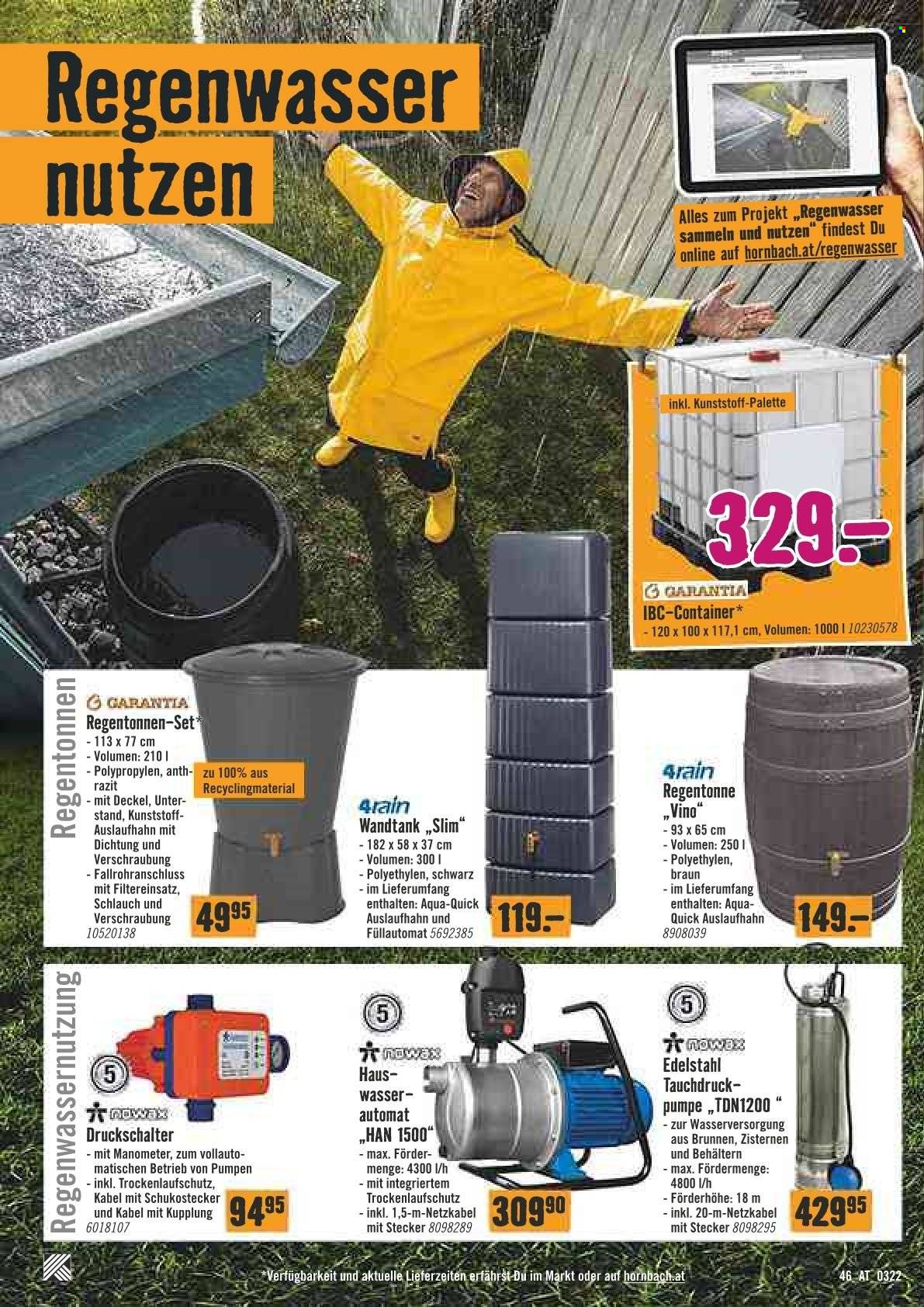 Angebote Hornbach - 1.3.2022 - 16.3.2022. Seite 46