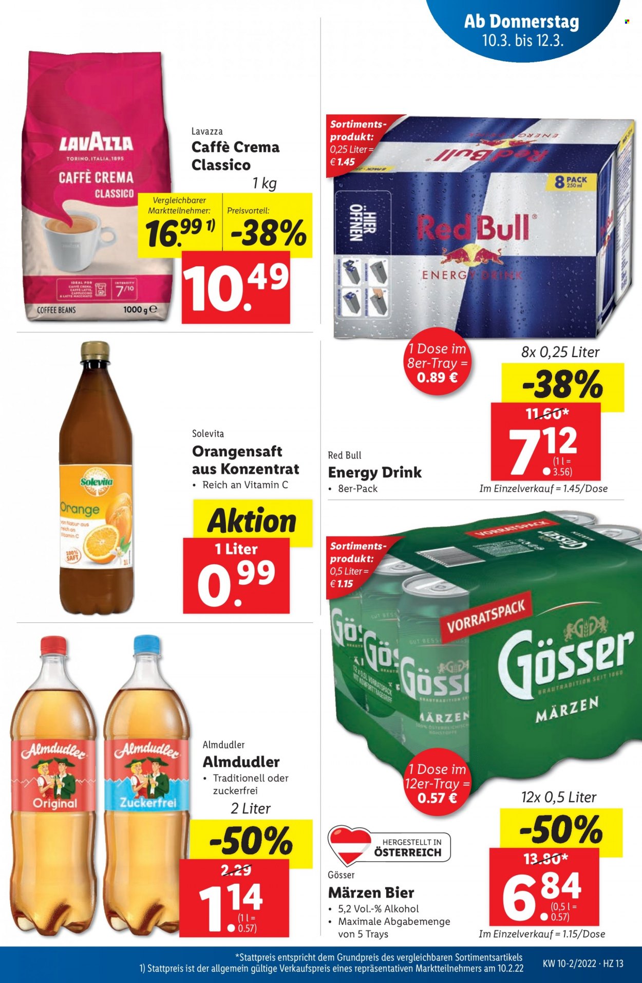 Angebote Lidl - 10.3.2022 - 16.3.2022. Seite 13
