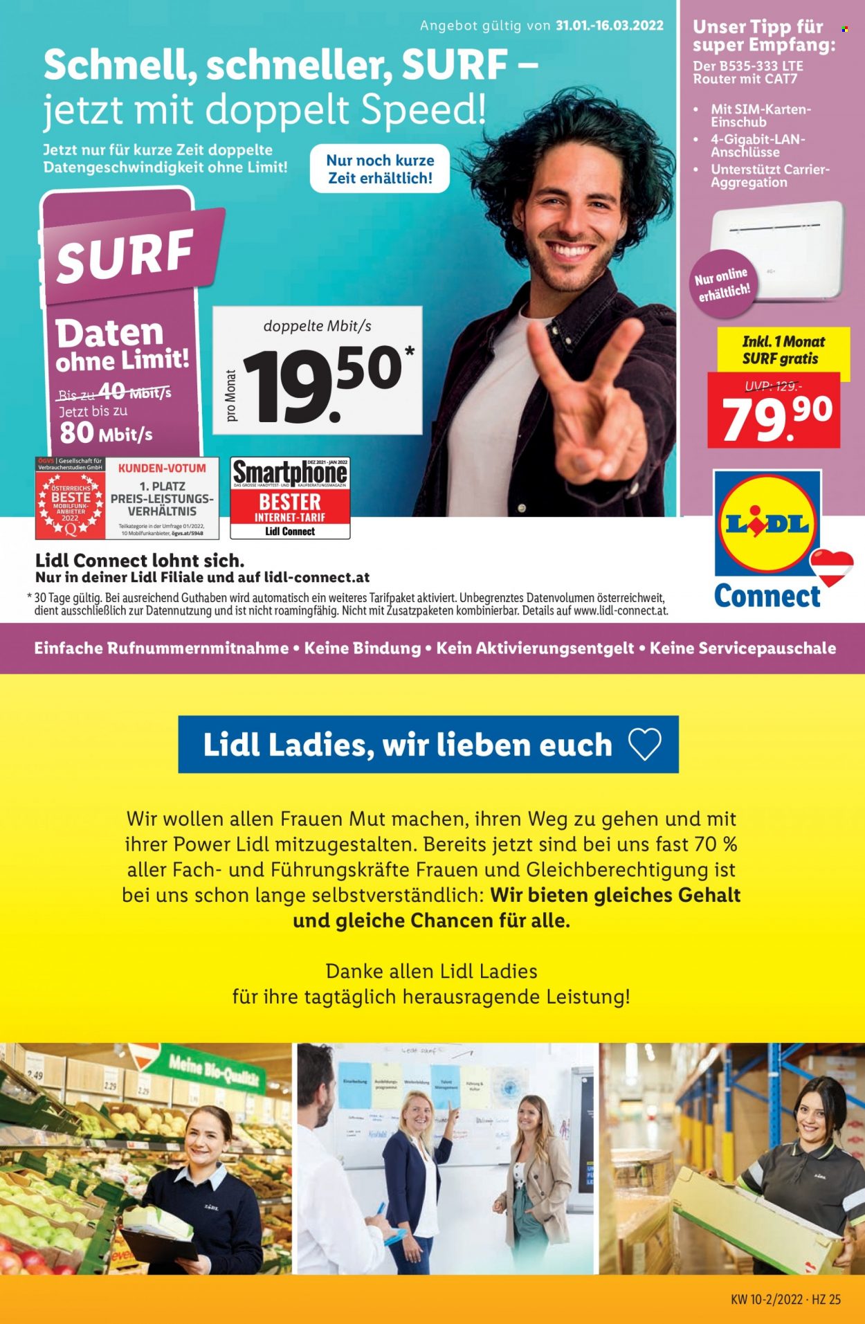 Angebote Lidl - 10.3.2022 - 16.3.2022. Seite 25