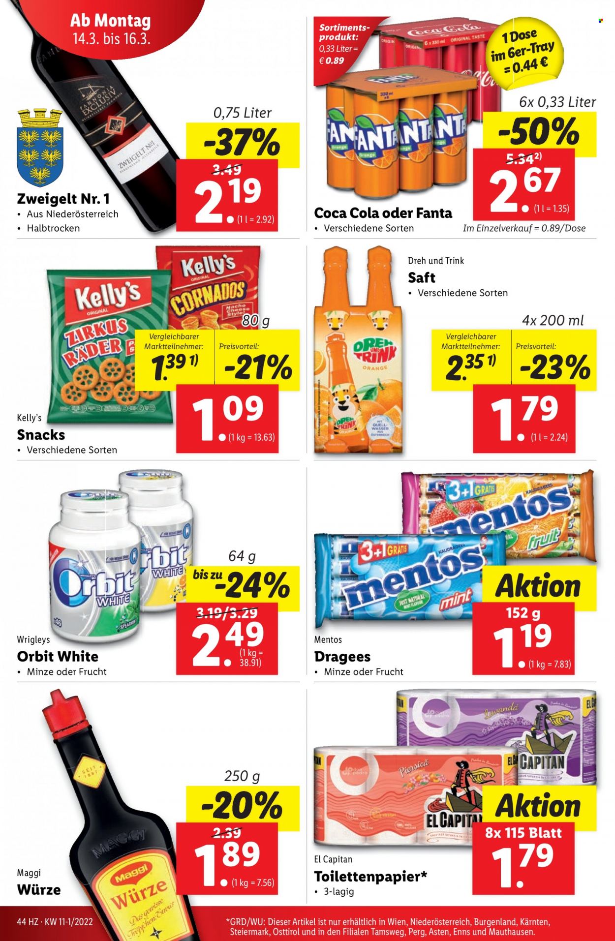 Angebote Lidl - 10.3.2022 - 16.3.2022. Seite 44