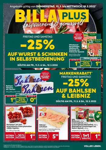 Angebote Billa Plus - 10.3.2022 - 16.3.2022.